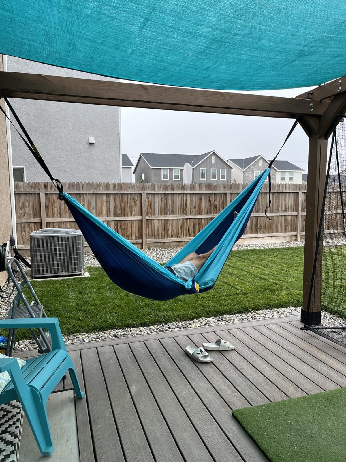 Wise Owl Outfitters Camping Hammock – up to 500lbs Portable Hammock with Tree Straps - Travel, Backpacking, Hiking, Outdoors Camping Gear - Single or Double customer photo 2