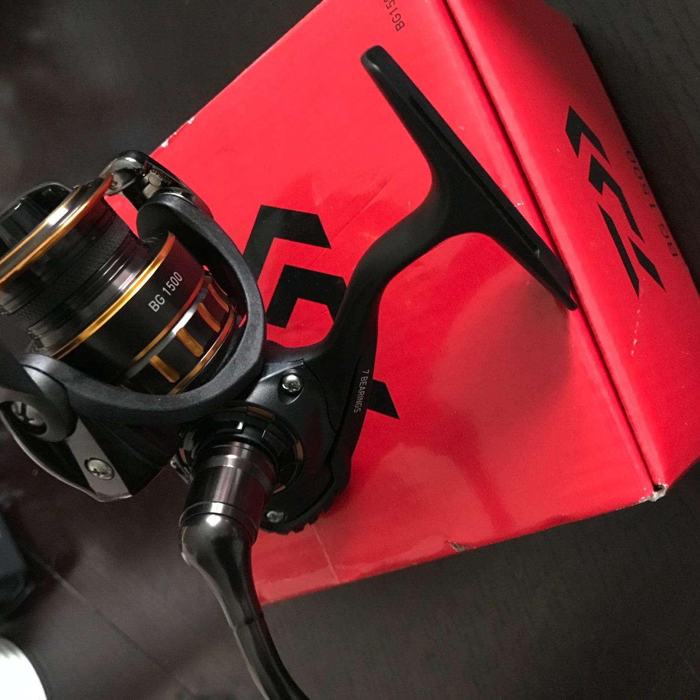 Daiwa BG Saltwater Spinning Reel, Black/Gold customer photo 1