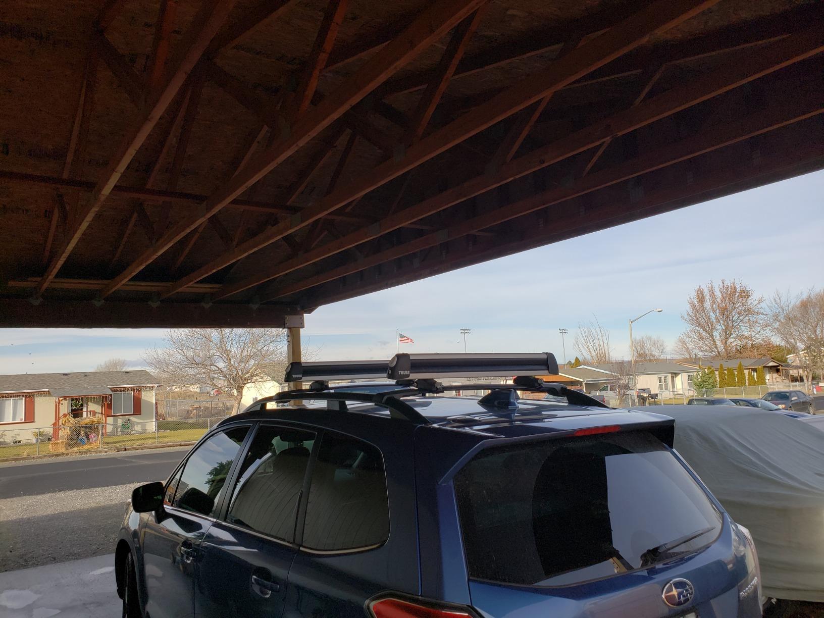 Subaru 2010-2026 Subaru Ski & Snowboard Rack Kit Forester Outback SOA567S011 Thule Genuine OEM customer photo 1
