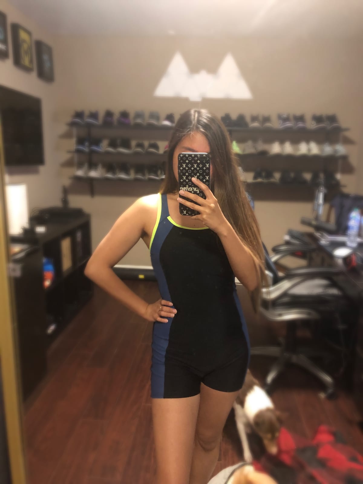 beautyin Swimsuit Women Boyleg One Piece Racerback Competitive Bathing Suit customer photo 1