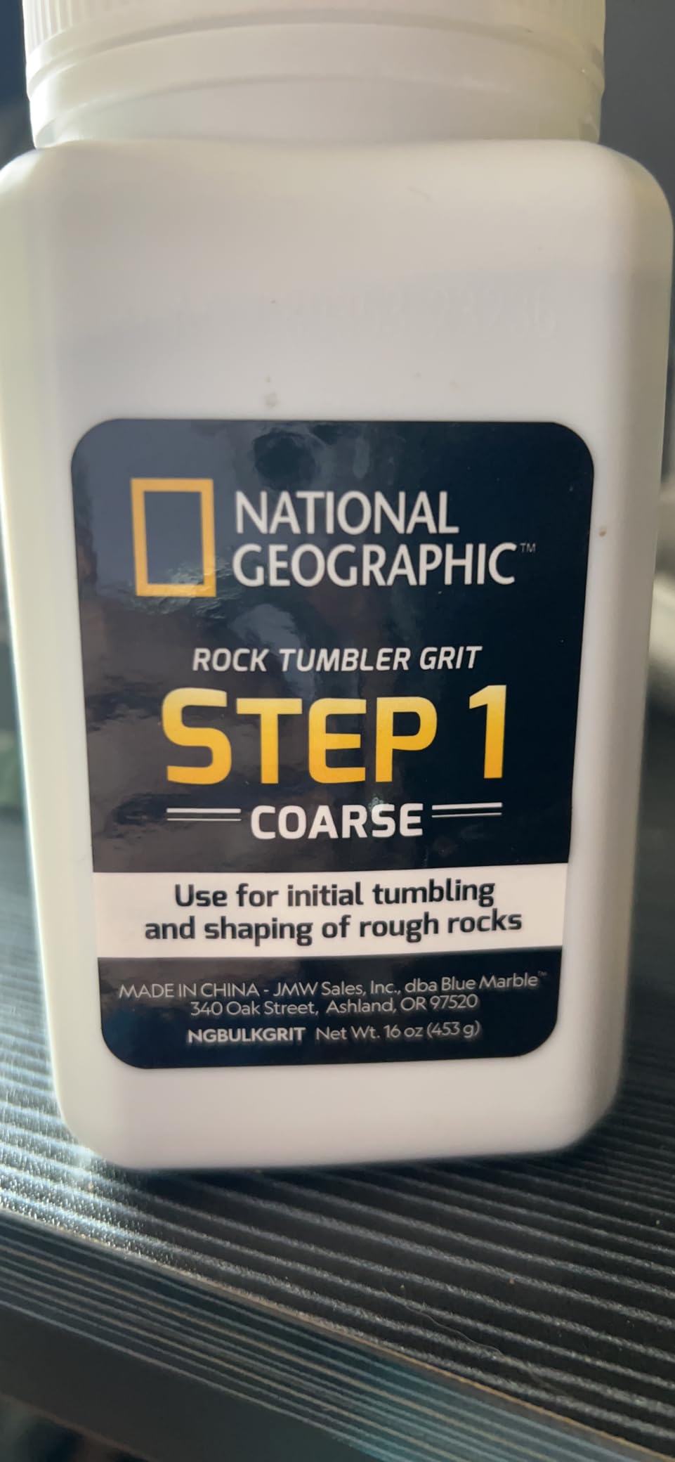 NATIONAL GEOGRAPHIC Rock Tumbler Grit and Polish Refill Kit - Tumbling Grit Media, Polish Up to 20 lbs. of Rocks, Works with any Rock Polisher & Tumbler Supplies customer photo 1