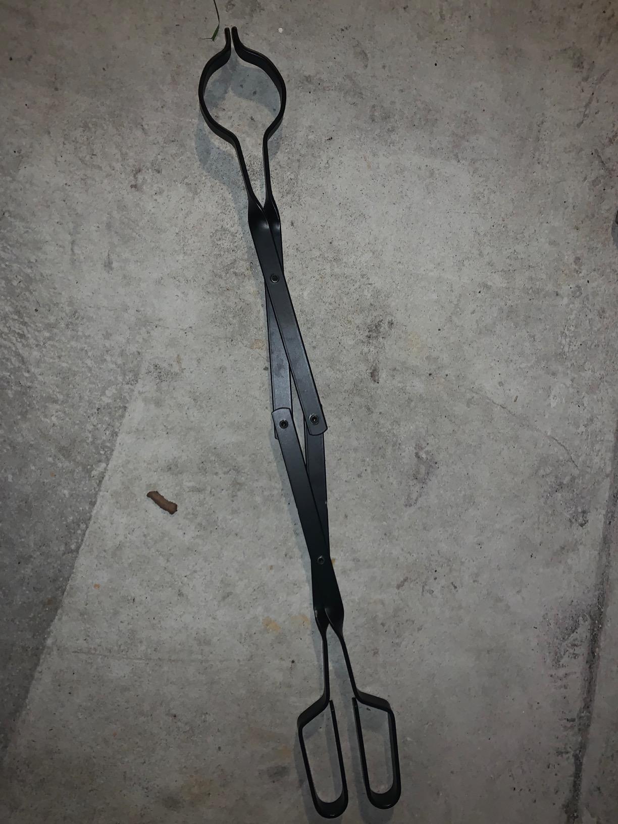 Rocky Mountain Goods Firewood Tongs - Reinforced Wrought Iron for Extra Strength - 26” - Grabber for up to 12” Thick Logs - Log - Rust Resistant Finish for Indoor/Outdoor Use (1) customer photo 2
