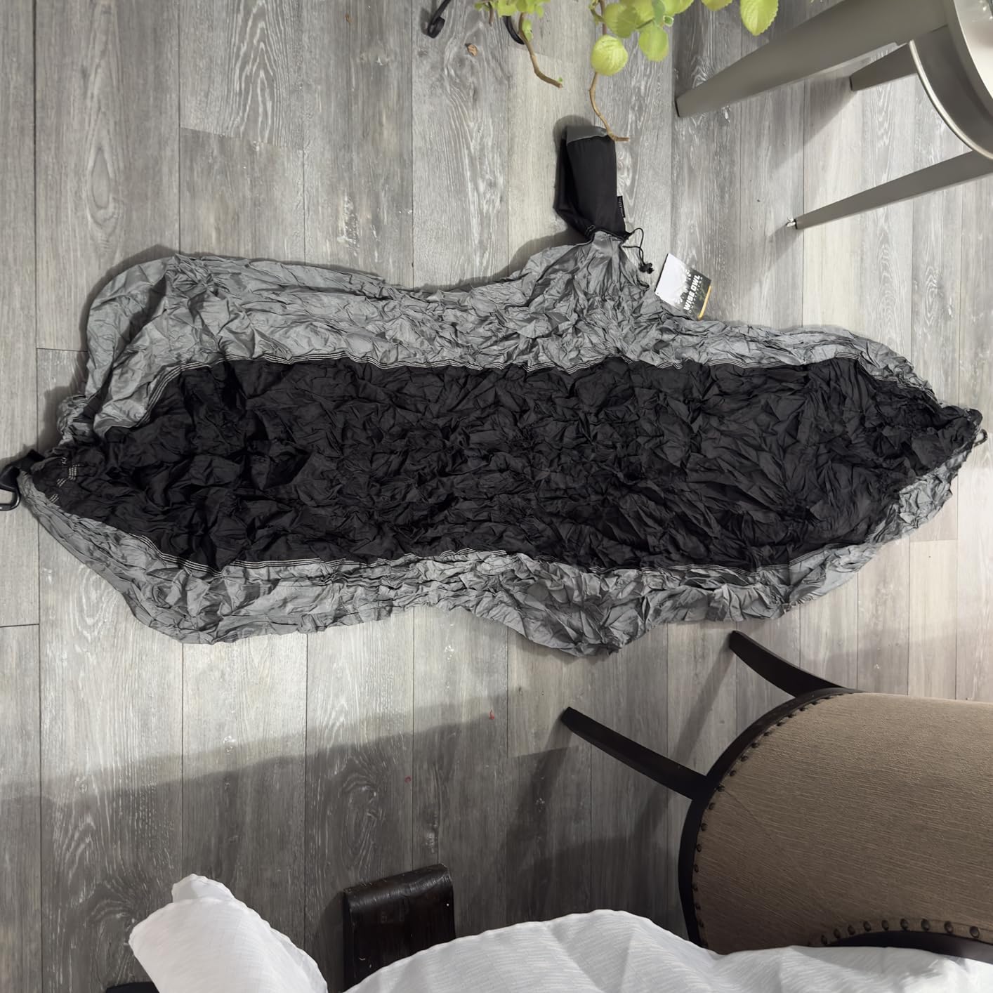 Wise Owl Outfitters Hammock for Camping Single Hammocks Gear for The Outdoors Backpacking Survival or Travel - Portable Lightweight Parachute Nylon SO Black & Grey customer photo 1