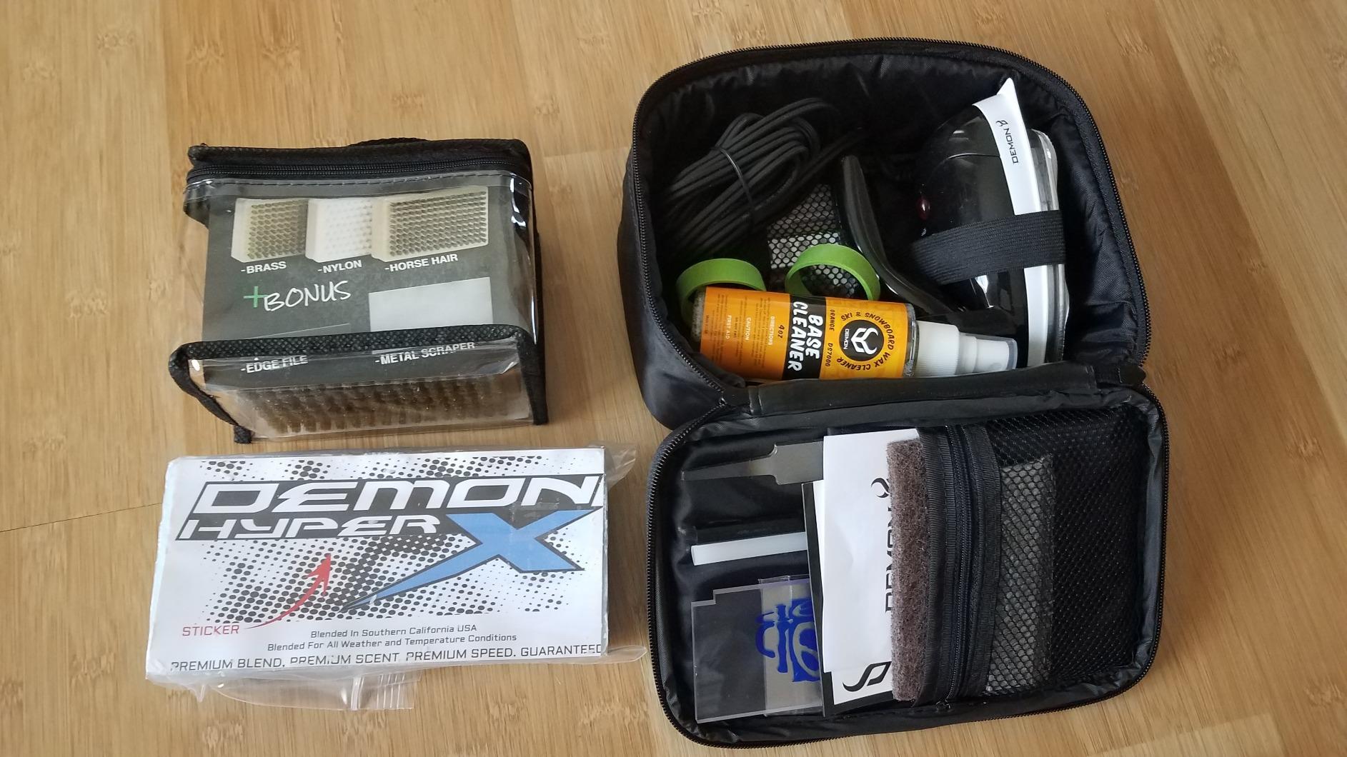 Demon Hyper Speed Ski & Snowboard Tune Kit with Iron, 1lb Wax Block & Base Cleaner customer photo 2