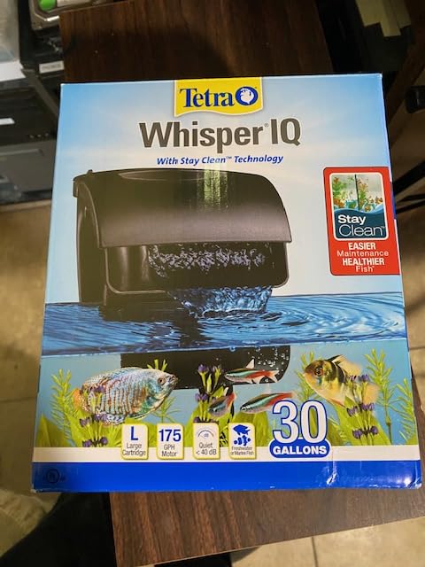 Tetra Whisper IQ Power Filter 10 Gallons, 105 GPH, with Stay Clean Technology customer photo 1
