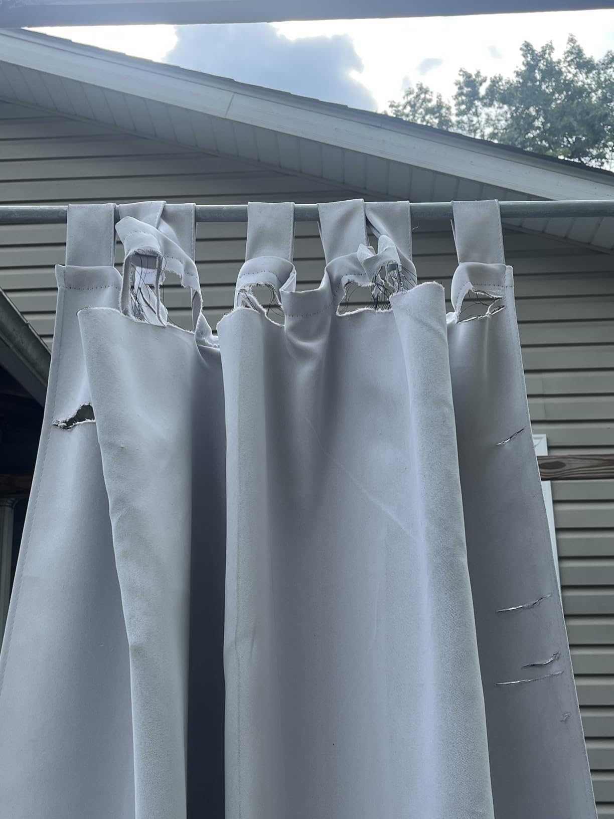 RYB HOME Outdoor Curtains for Patio Waterproof Block Sunlight Privacy customer photo 2