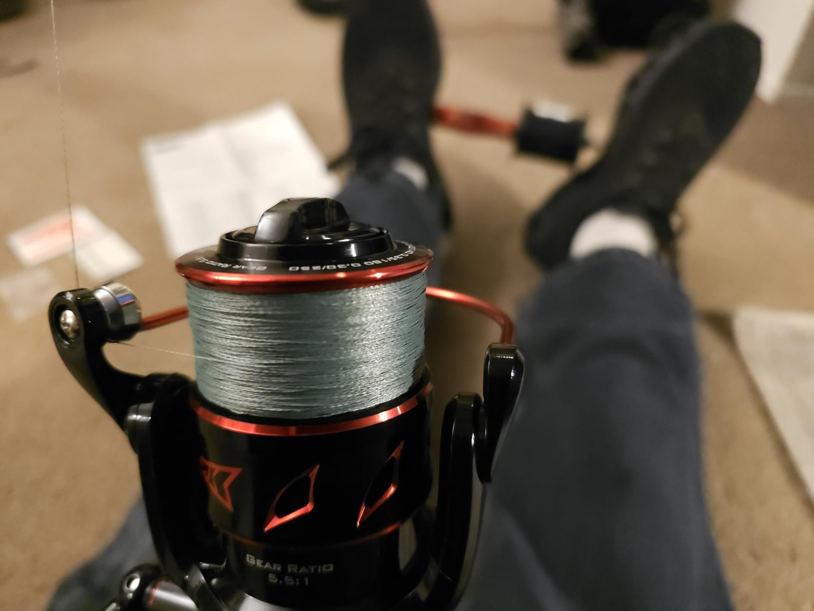 KastKing Sharky Baitfeeder III Spinning Reels with 5.5:1 Gear Ratio | Max Drag: 26.5 lb, 10+1 BB, 16.6 oz, CNC Aluminum Spool, Carbon Fiber Drag for Live Liner, Comes with Graphite Spool customer photo 1