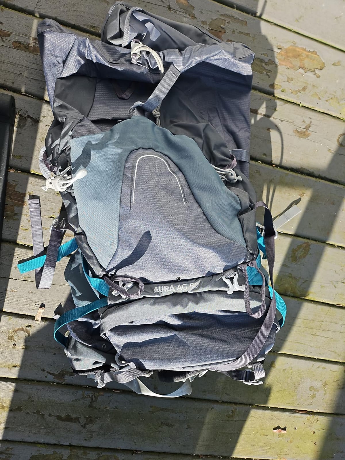 Osprey Aura AG 50L Women's Backpacking Backpack, Vestal Grey, X-Small customer photo 2