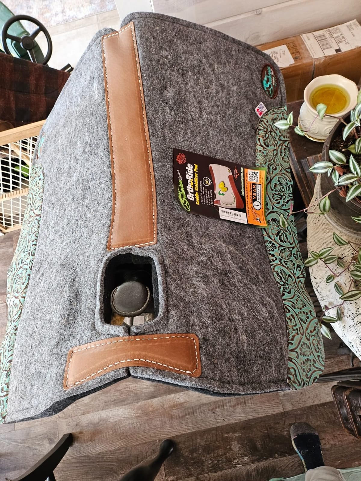 OrthoRide Correction Saddle Pad Western Saddle Pads - Made in USA customer photo 1