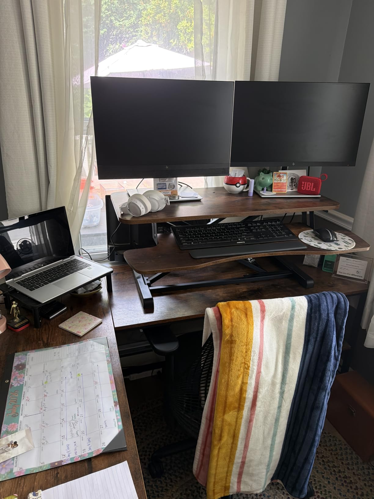 VIVO Black 32 in Standing Desk Converter, DESK-V000K customer photo 1