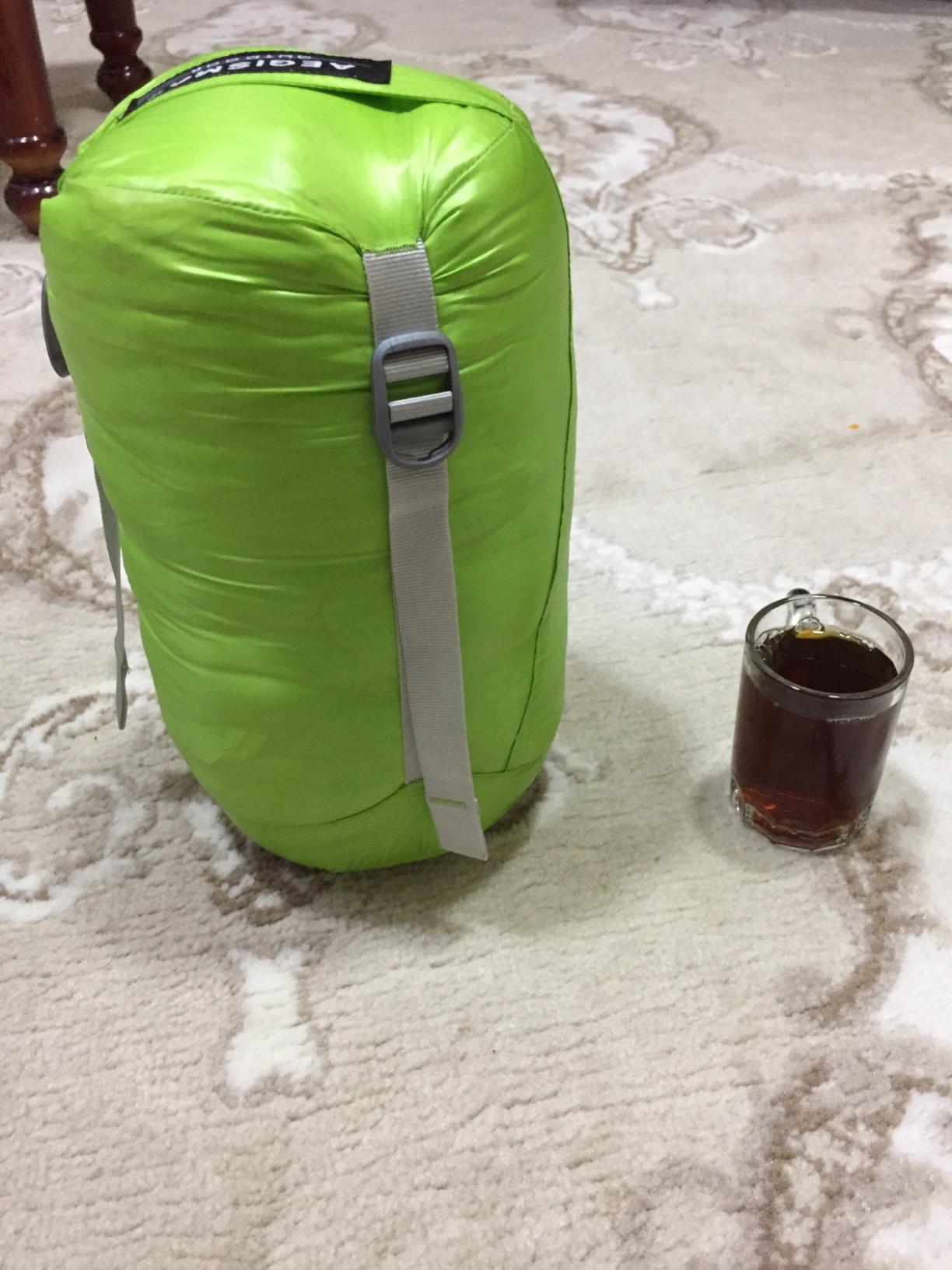 Mini 6 Degree 800FP Goose Down Sleeping Bag Ultralight Down Sleeping Bag for Backpacking and Camping for Men & Women (Green, Regular) customer photo 1