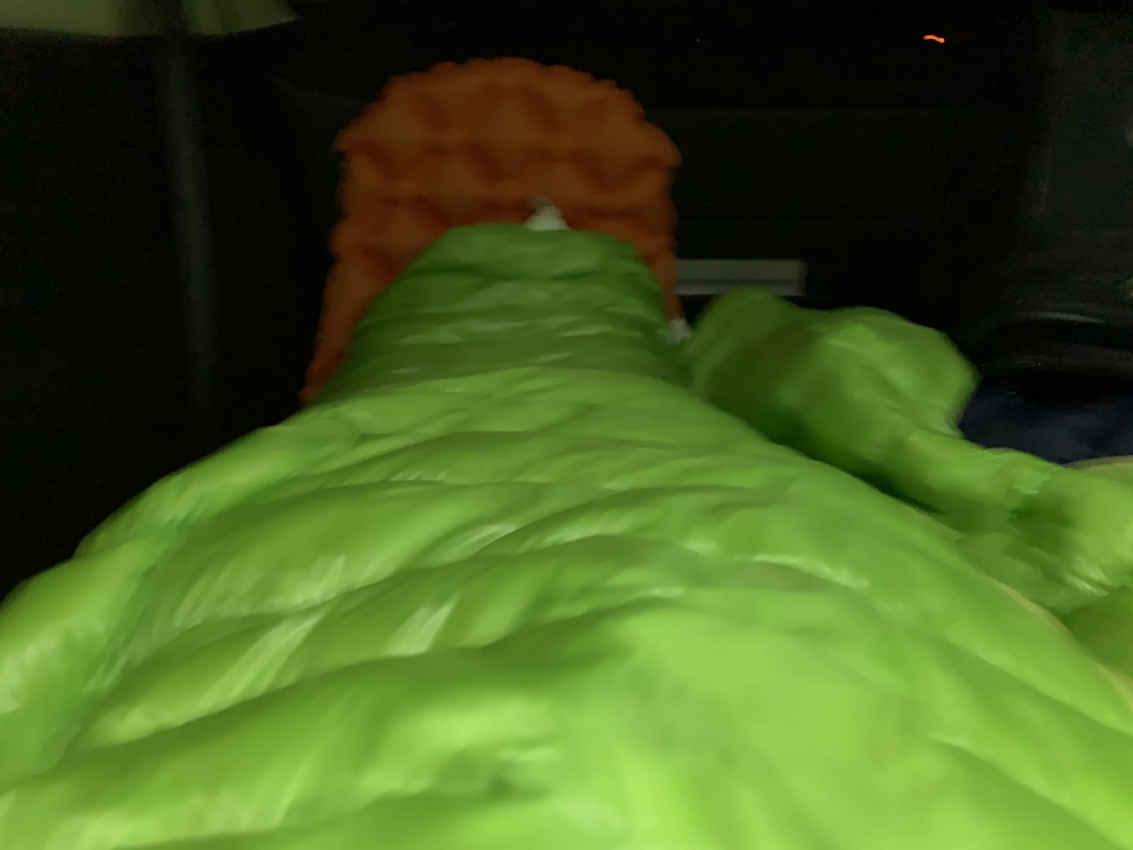 Mini 6 Degree 800FP Goose Down Sleeping Bag Ultralight Down Sleeping Bag for Backpacking and Camping for Men & Women (Green, Regular) customer photo 2