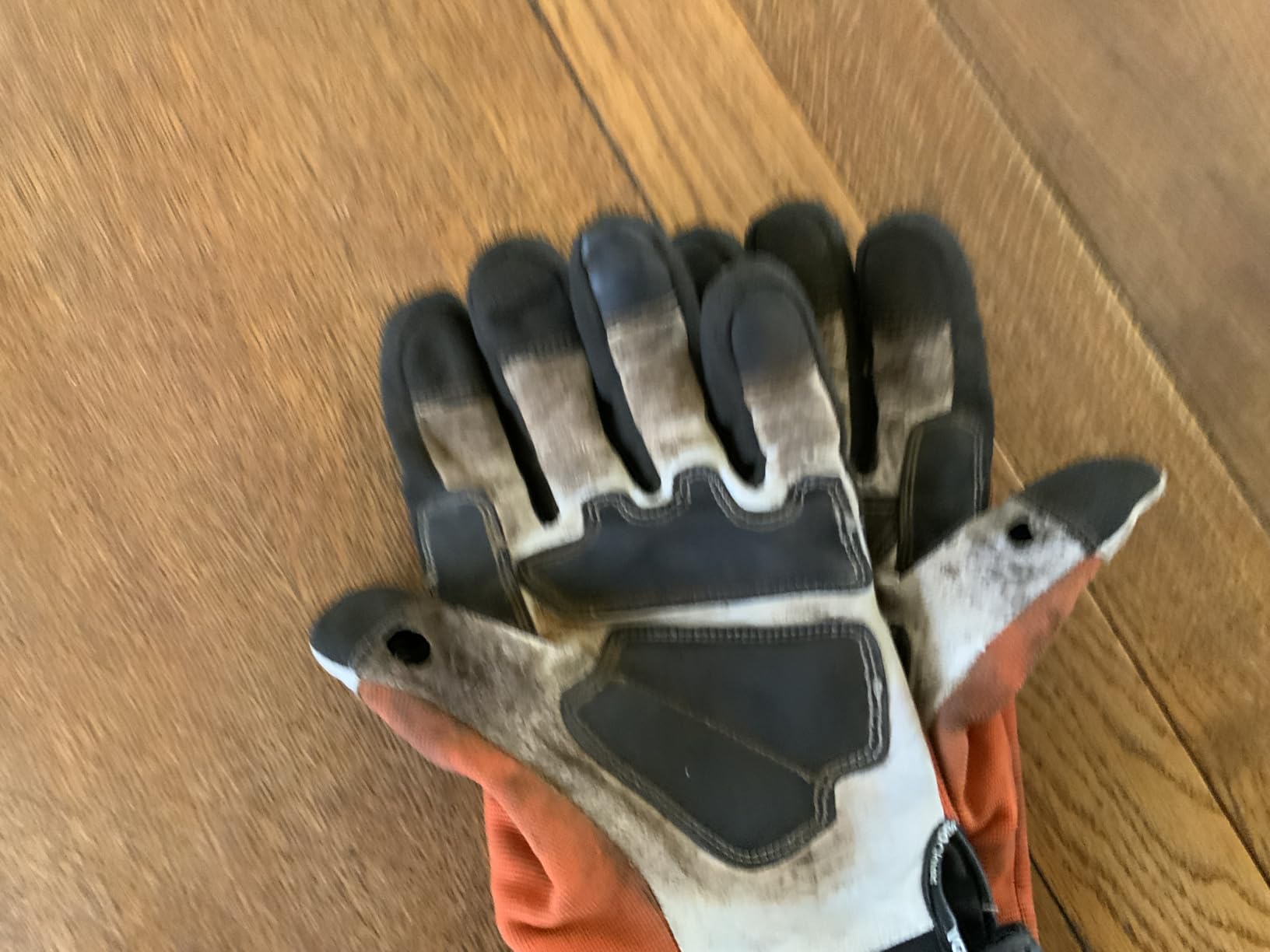 Vgo... Leather Chainsaw Gloves,left-hand Saw Protection(GA9767CS/GA8912) customer photo 2