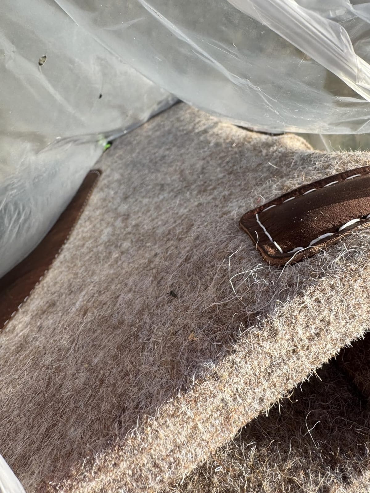 The Montana 100% Extra Fine Wool Made in the USA Saddle Pad by Southwestern 3/4