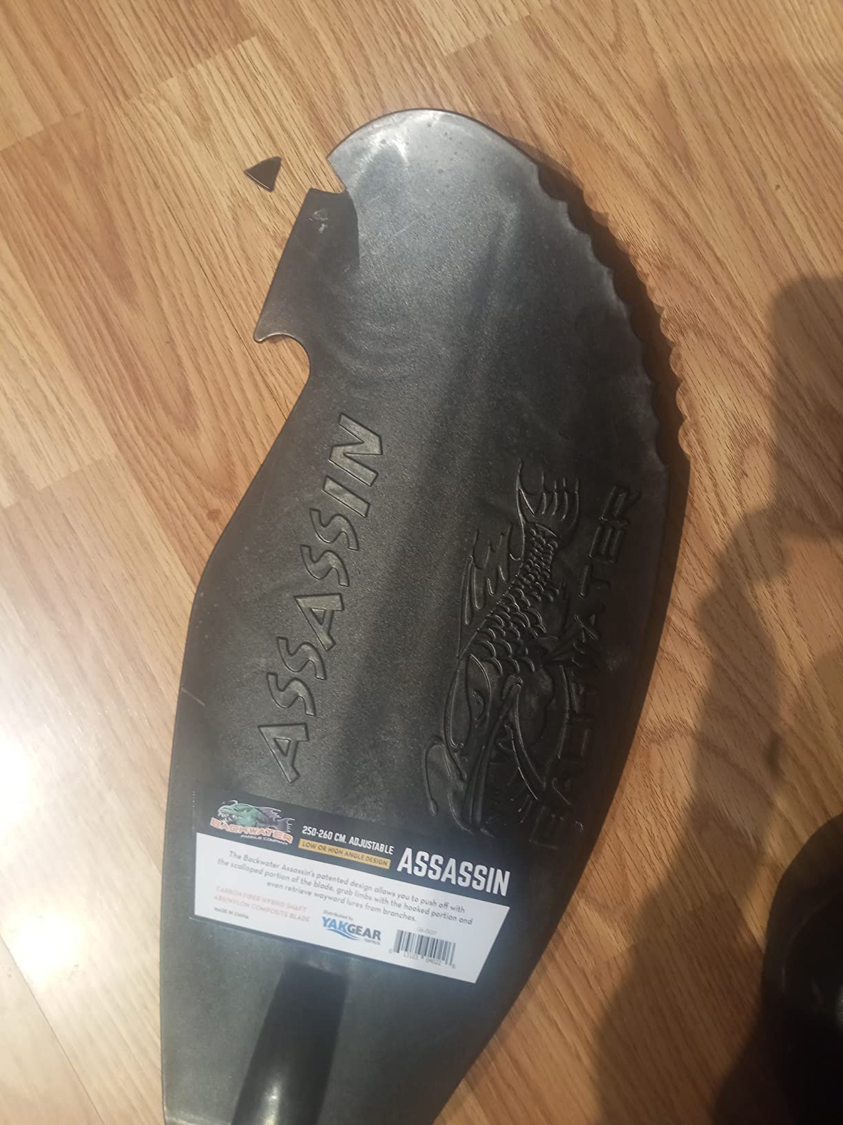 Backwater Assassin Paddle customer photo 1