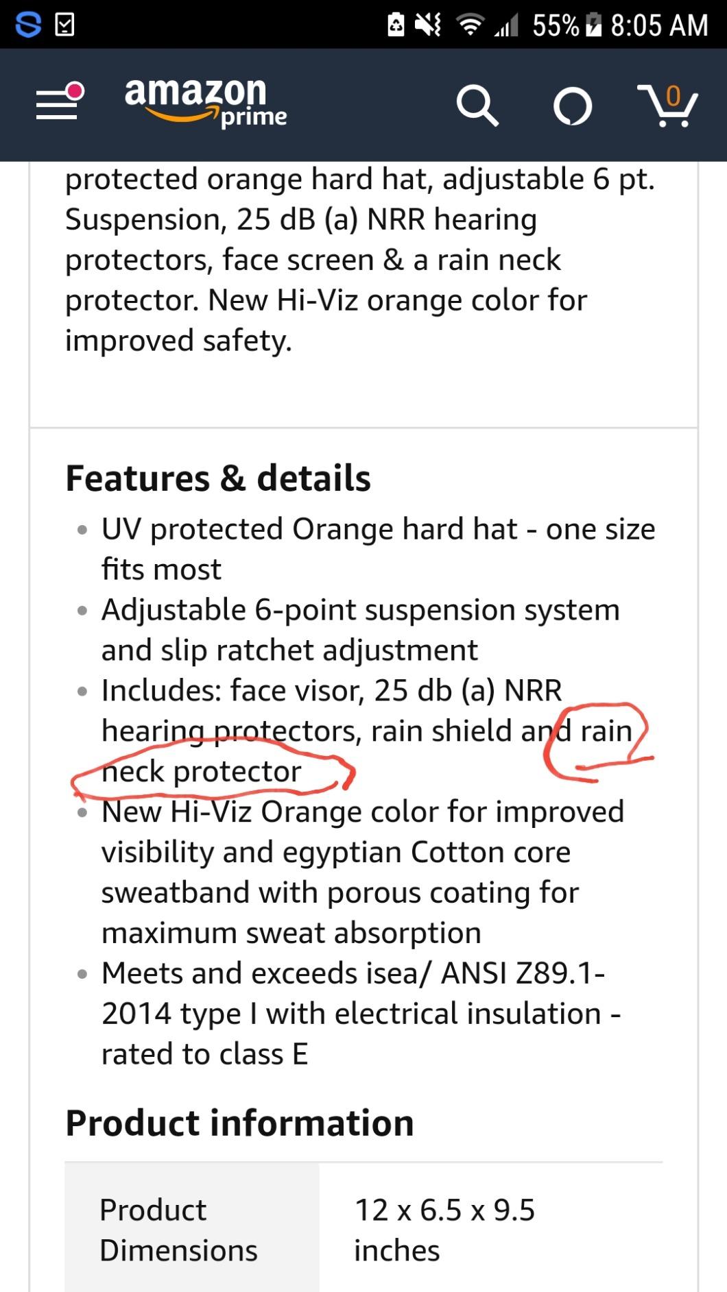 Husqvarna 592752601 Chainsaw Helmet with Metal Mesh Face Shield, Adjustable Ear Muffs for Hearing Protection, and Sun Peak, HDPE Forestry Helmet Shell, Orange customer photo 1