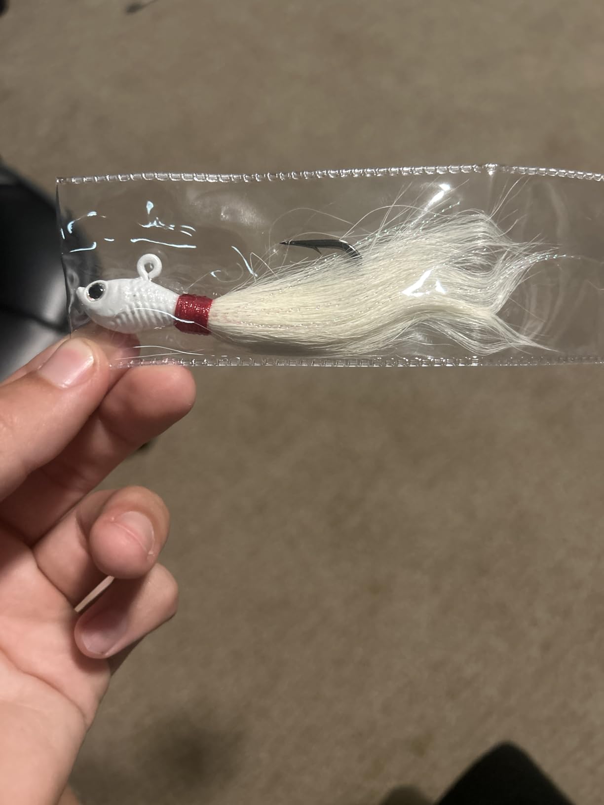 Dr.Fish 3 Pack Bucktail Jig Lure Hair Jig Saltwater Freshwater Lures Surf Fishing Bass Flounder Striper Bluefish Halibut Redfish customer photo 1