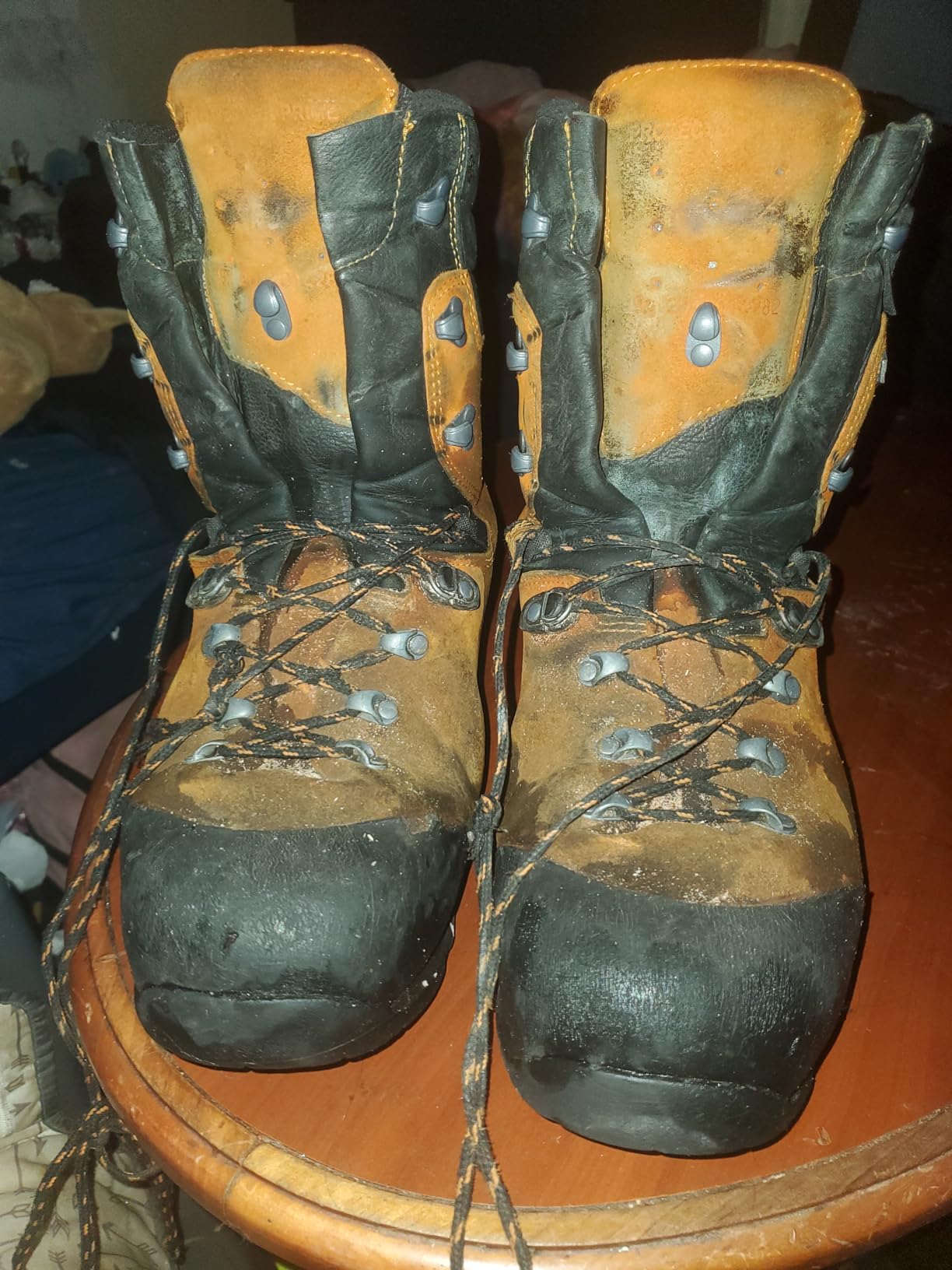 HAIX Protector Prime Mens Orange Steel Toe EH PR WP 9 In Boot customer photo 1