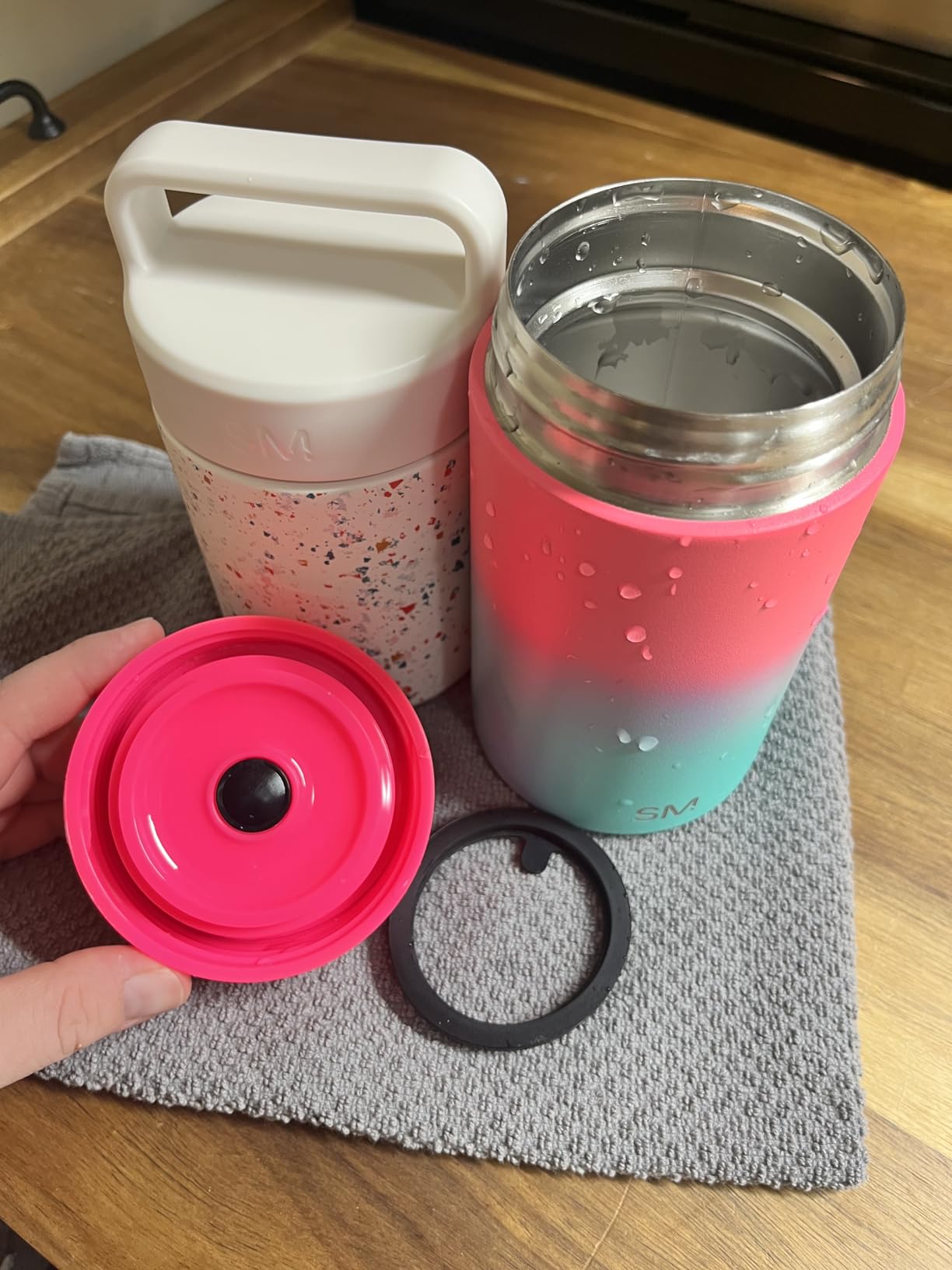 Simple Modern Insulated Food Jar with Handle | 12oz | Black customer photo 2