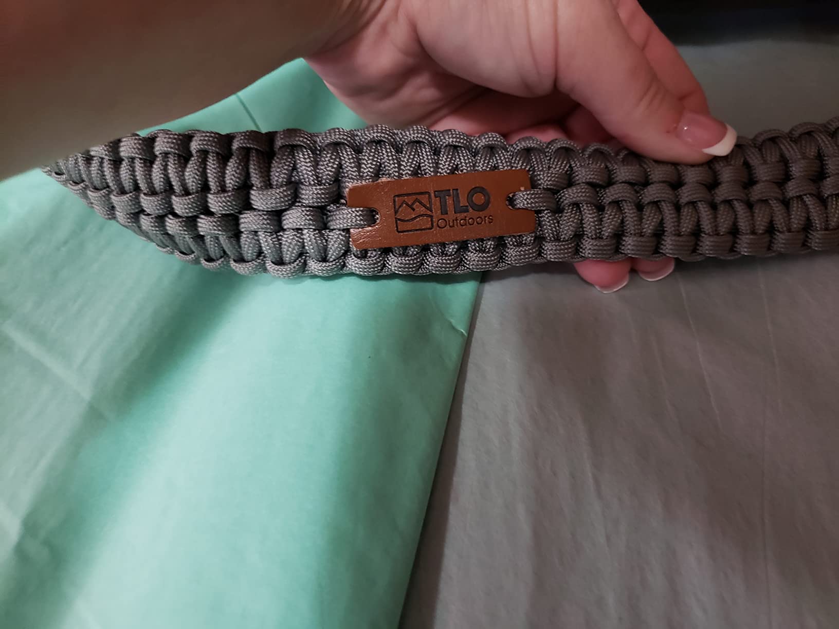 TLO Outdoors Paracord Gun Sling - Tactical 2-Point Rifle Sling, Extra Wide, Adjustable Strap with Swivels for Rifle, Shotgun, and Crossbow for Hunting, Shooting, Gun Safety (550 Rated Nylon) customer photo 1