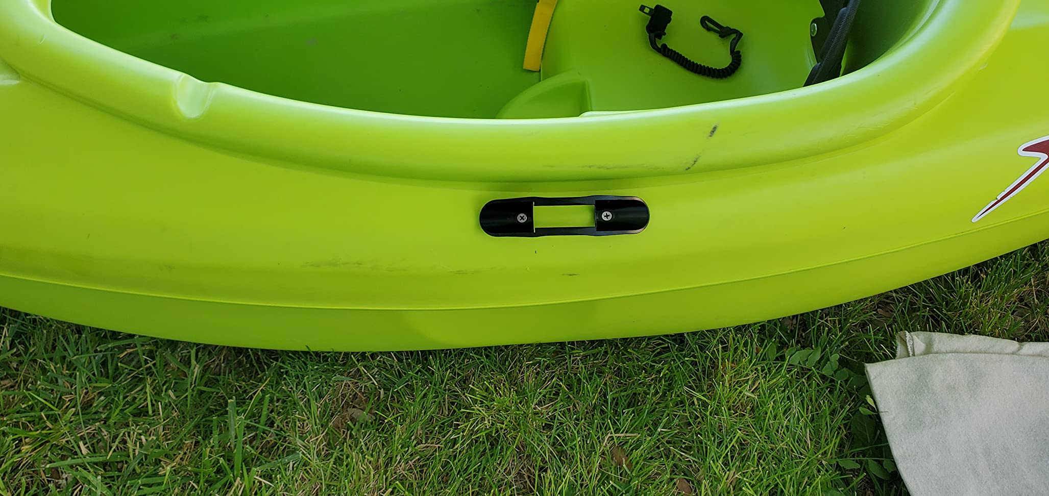 Kayak Paddle Holder Clips(Including Screws),Deck Mounted Universal Kayak Paddle Clip & Fishing Net Clip customer photo 2