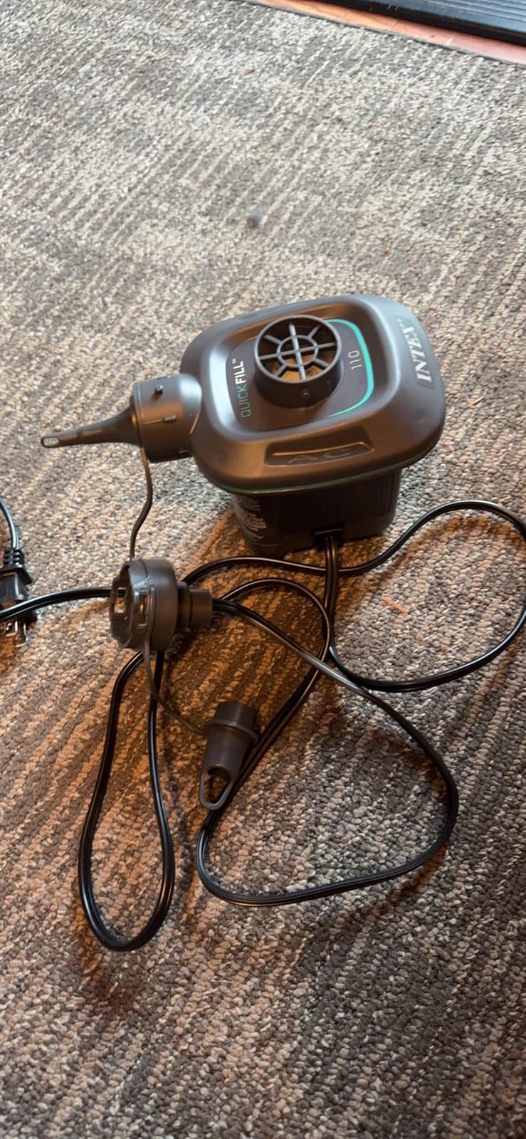 INTEX QuickFill Electric Air Pump: Inflates and Deflates Air Mattresses, Inflatable Kayaks, Boats, Toys customer photo 1