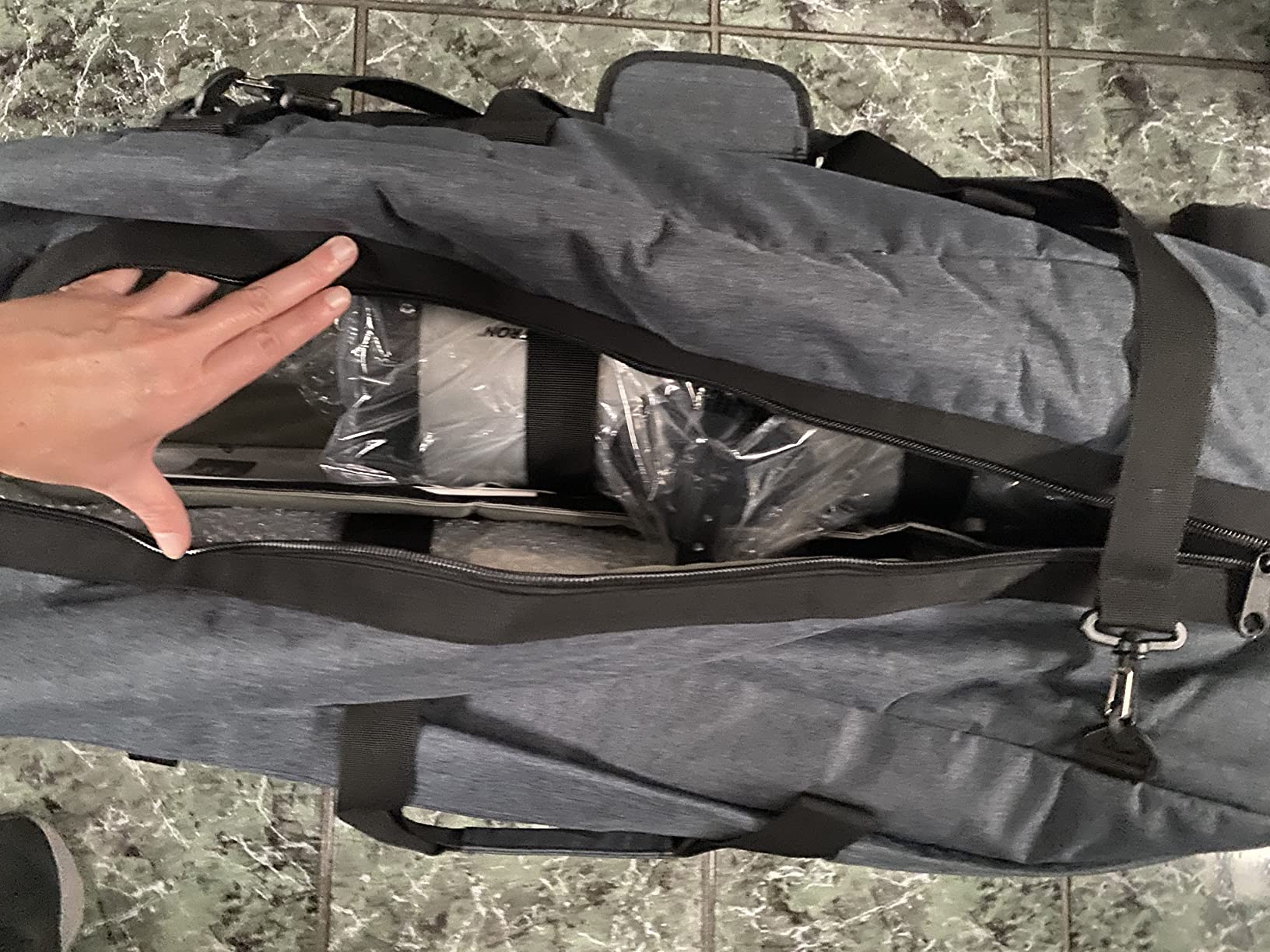 Multipurpose Telescope Bag – Shock-Absorbent Telescope Carrying Case with Adjustable Shoulder Strap and Extra Storage – Water Repellent (30 Inches) - Compatible with Celestron Telescope customer photo 2