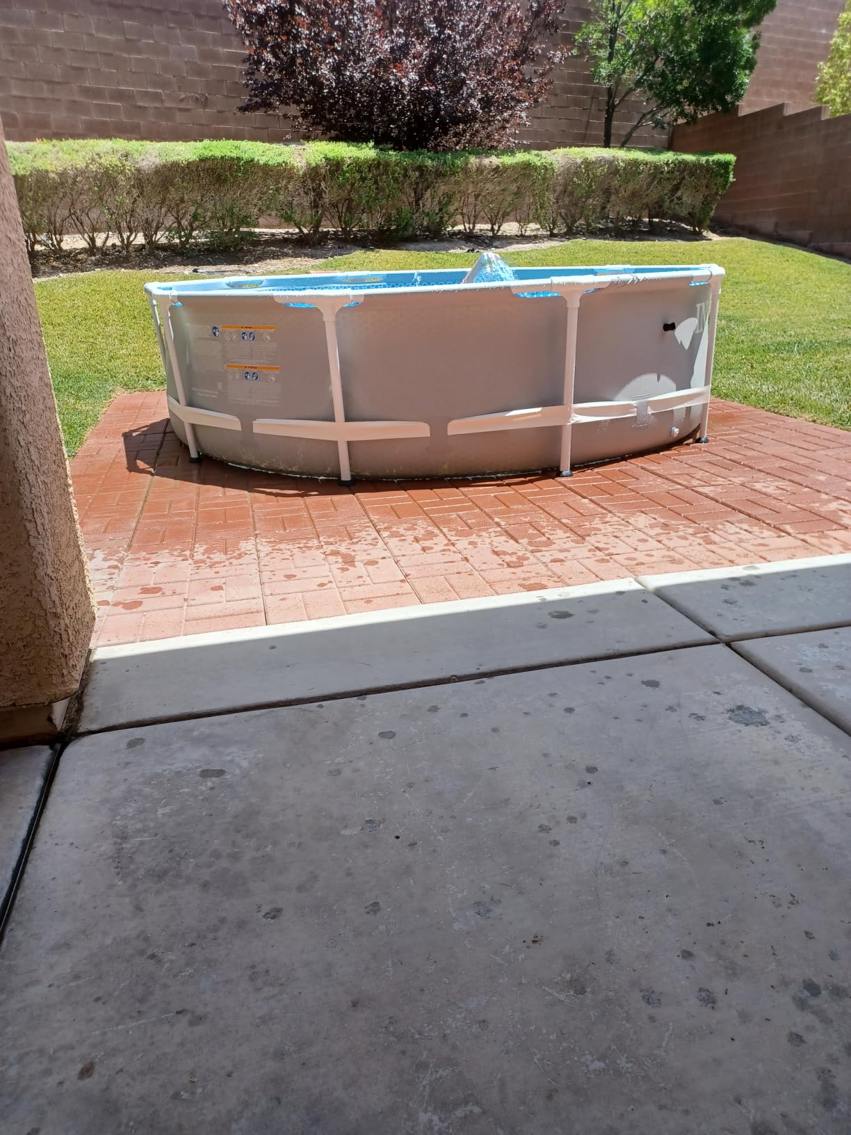 INTEX Prism Frame 12ft x 30in Round Above Ground Swimming Pool customer photo 1