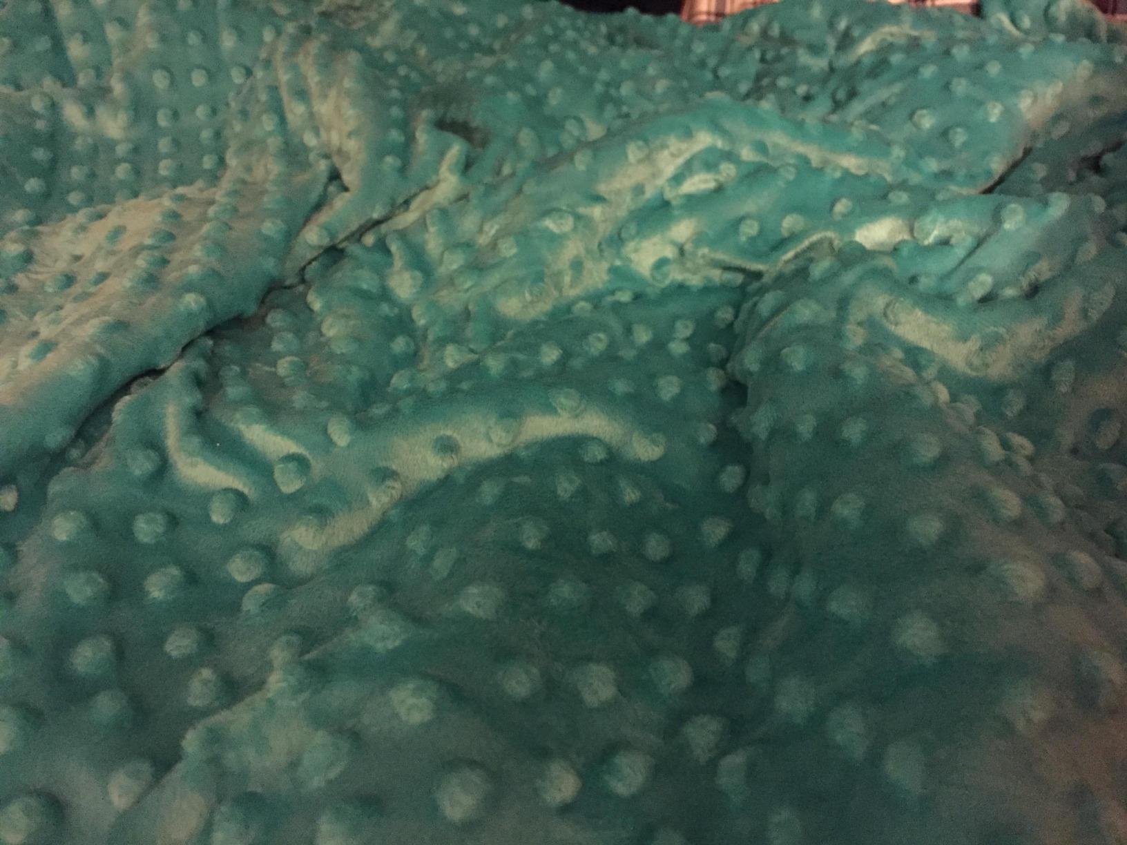hazli Super-Soft Kids Weighted Blanket 5 Pounds - Weighted Blanket for Kids - Easy to Clean, Washable Minky Cover - 36x48 Inches 5lbs Child - Small Heavy Blanket for Girls and Boys customer photo 2