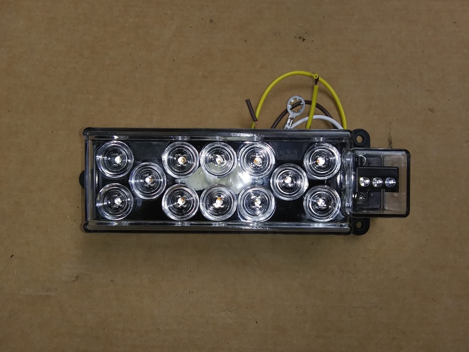 Left+Right/over 12 LED super diodes for each light/AUTO 2PCS 12V LED Submersible Low Profile Rectangular Trailer Lights, Tail Stop Turn Running Lights Kit, Sealed for Boat Truck Marine customer photo 1