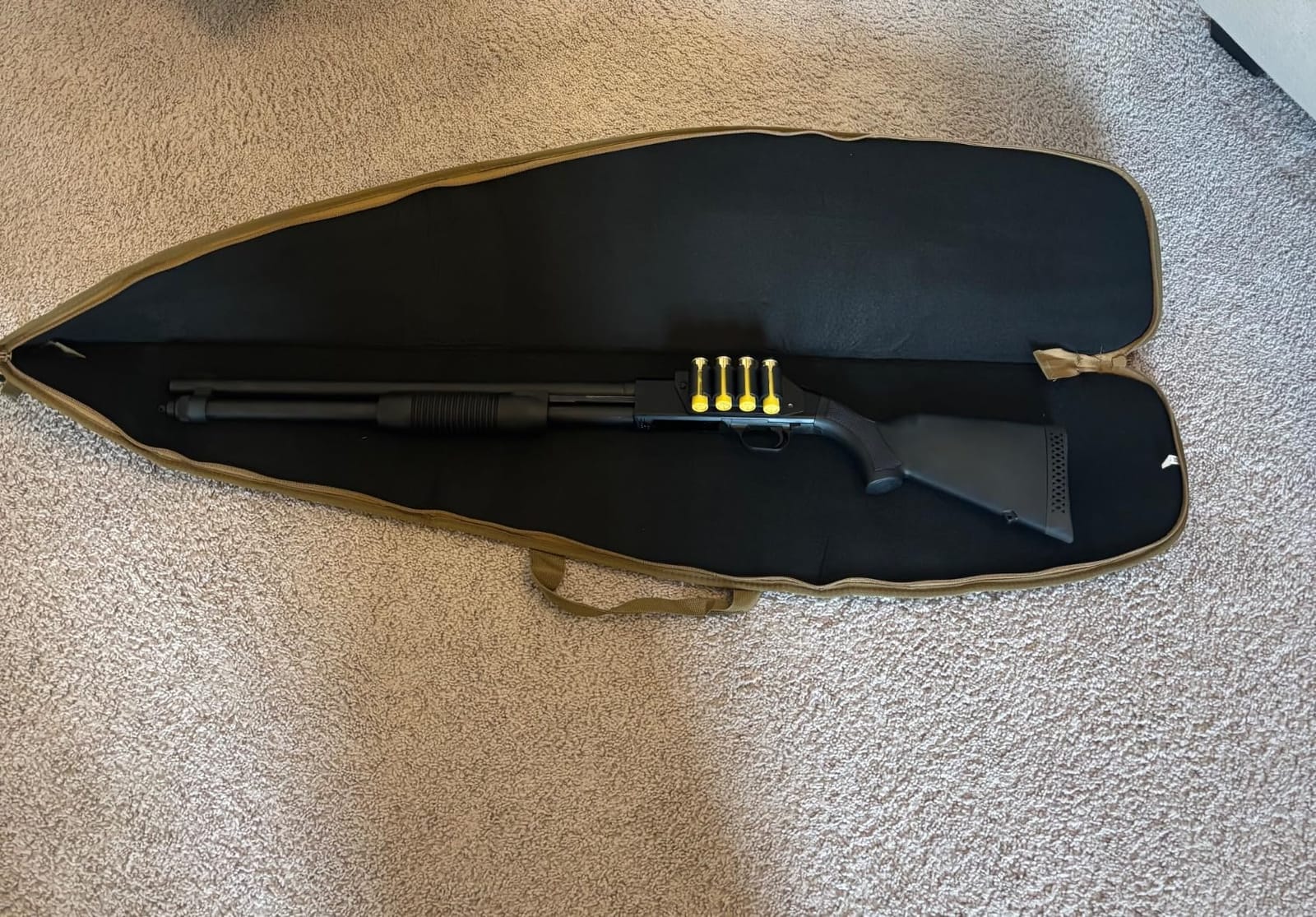 AUMTISC Soft Rifle Gun Case, 41/45/49 Inch Shotgun Carrying Bag for Scoped Rifles with Adjustable Shoulder Sling customer photo 1