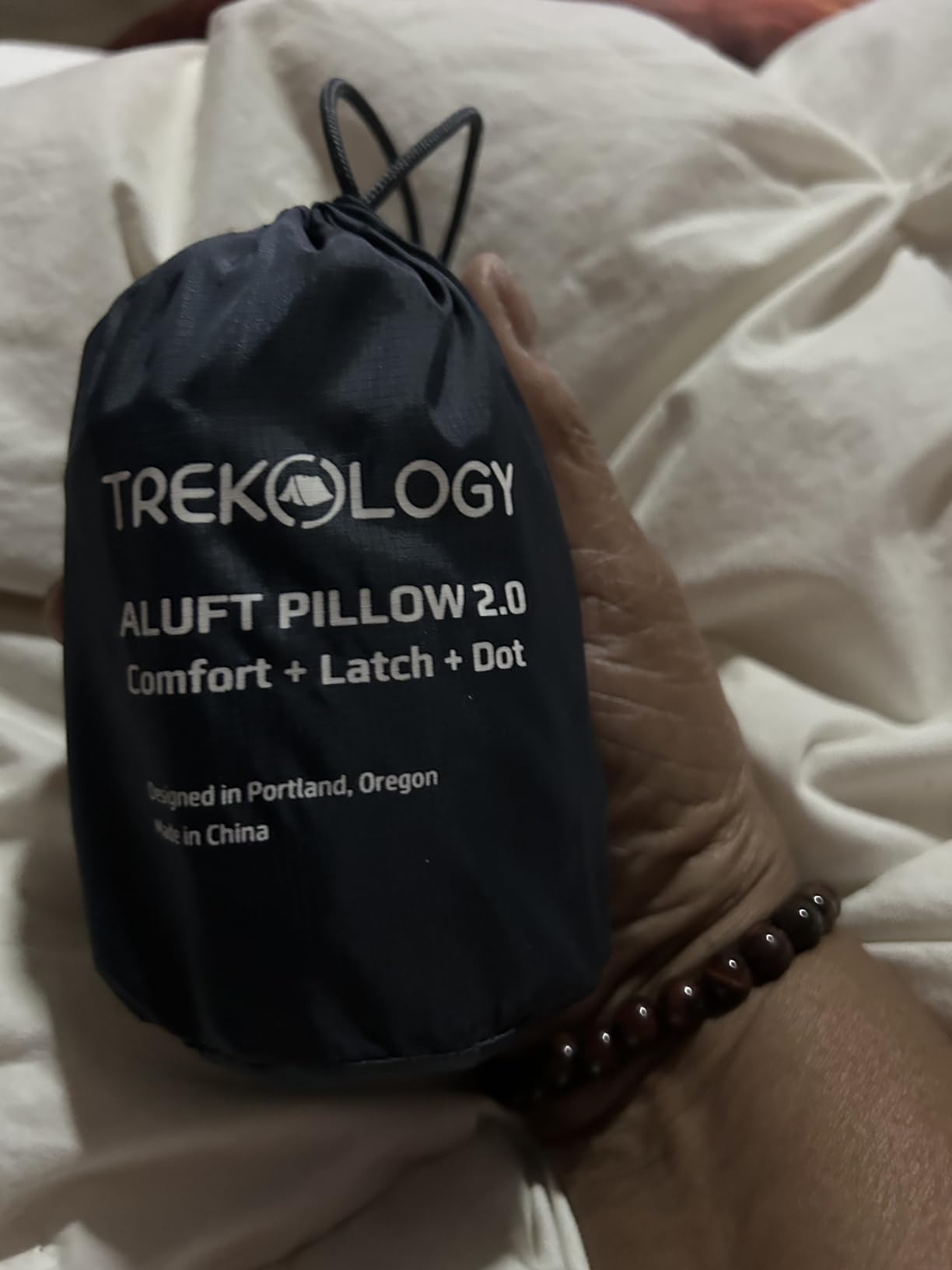 TREKOLOGY Aluft 2.0 Small Inflatable Camping Pillow for Backpacking, Travel | Ultralight, portable, compact blow up air cushion for hiking, camp, beach, sleeping, packable head rest customer photo 2