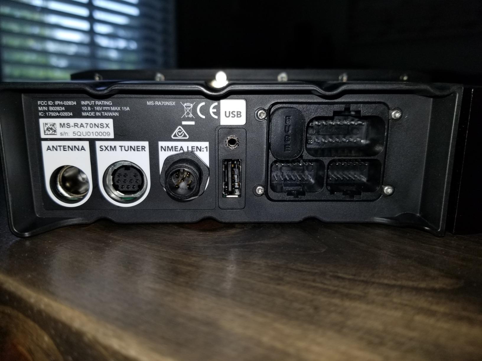 Fusion MS-RA70NSX NMEA 2000 SiriusXM-Ready Marine Entertainment System customer photo 1
