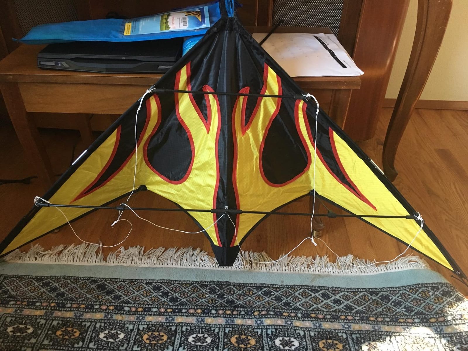 HENGDA KITE-Upgrade Star Rhyme 48 Inch Dual Line Stunt Kite for Kids and Adults,Outdoor Sports,Beach and Fun Sport Kite,Handle,Line,and Bag Included customer photo 1