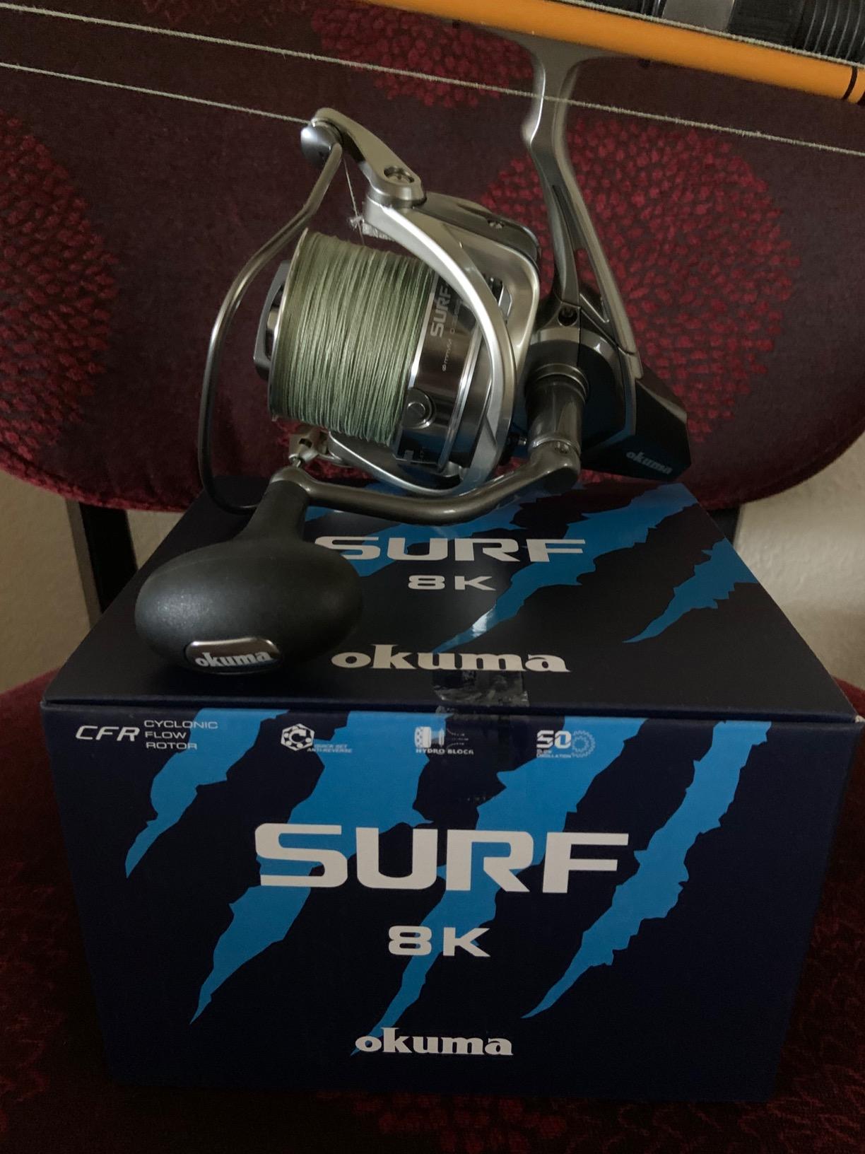 OKUMA Reels Surf 8K Spinning 5Bb+1Rb 4.7:1, Multicolor customer photo 2