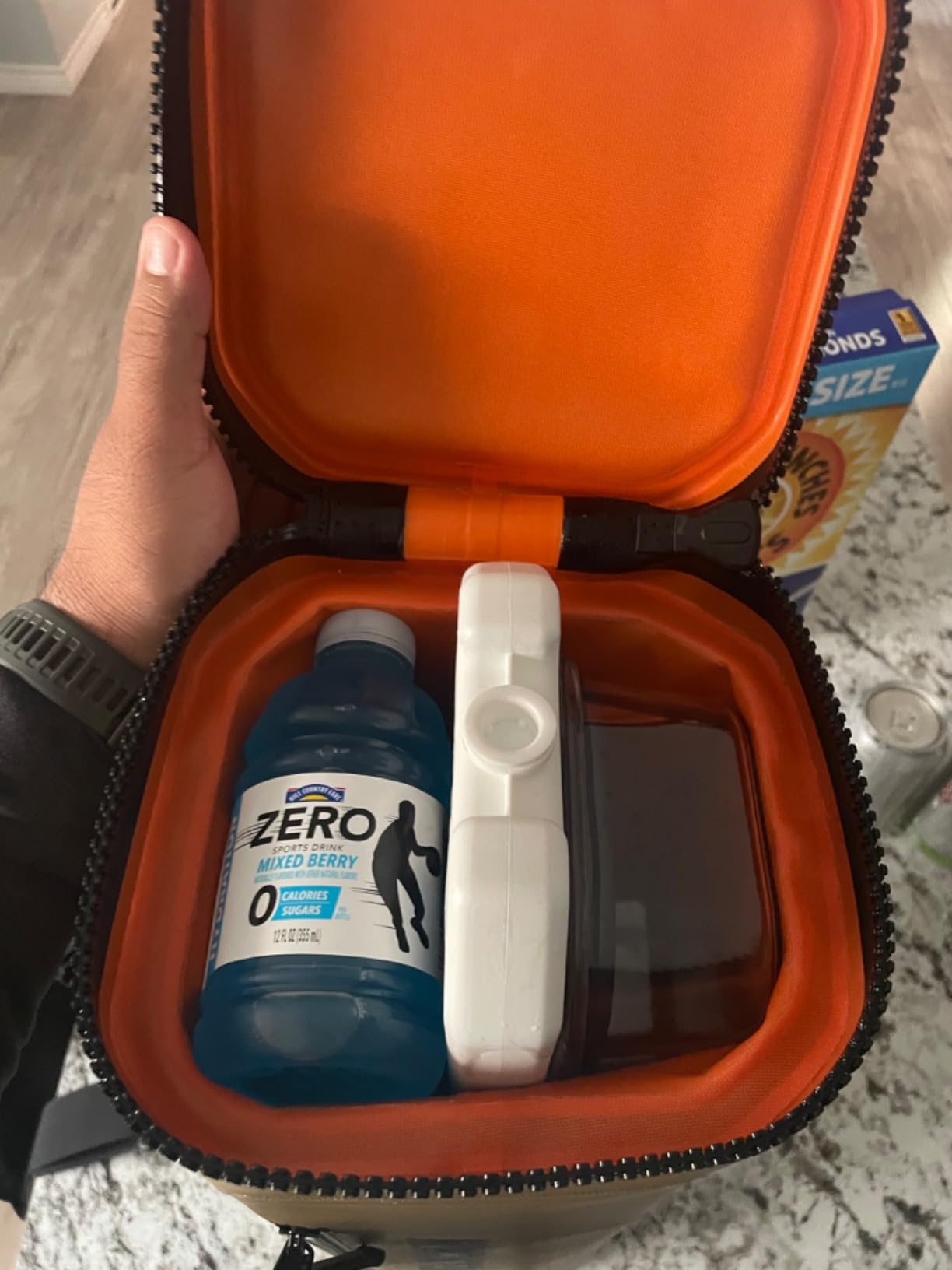 Pelican Dayventure Sling Soft Cooler | 12 Can or 4 Wine Bottle Capacity with Ice | Water-Resistant, Tear-Proof Outer Shell | Padded Shoulder Strap customer photo 1