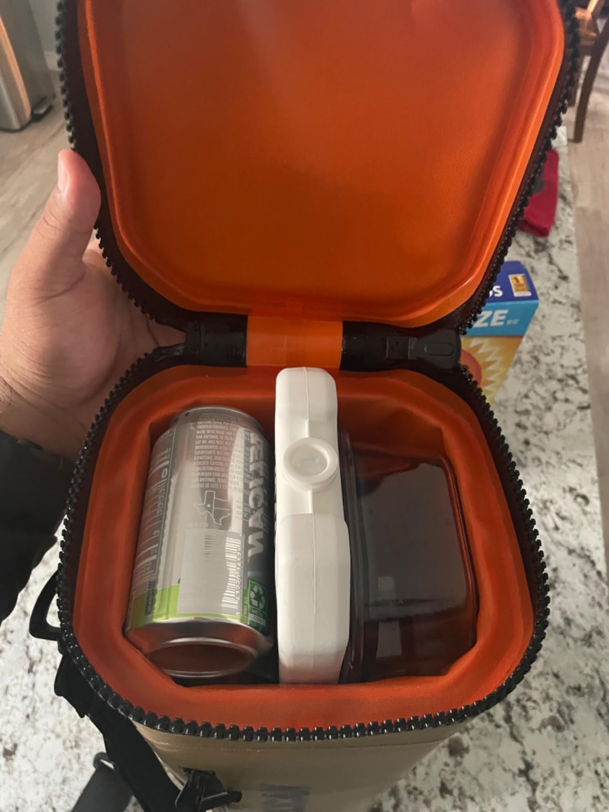 Pelican Dayventure Sling Soft Cooler | 12 Can or 4 Wine Bottle Capacity with Ice | Water-Resistant, Tear-Proof Outer Shell | Padded Shoulder Strap customer photo 2