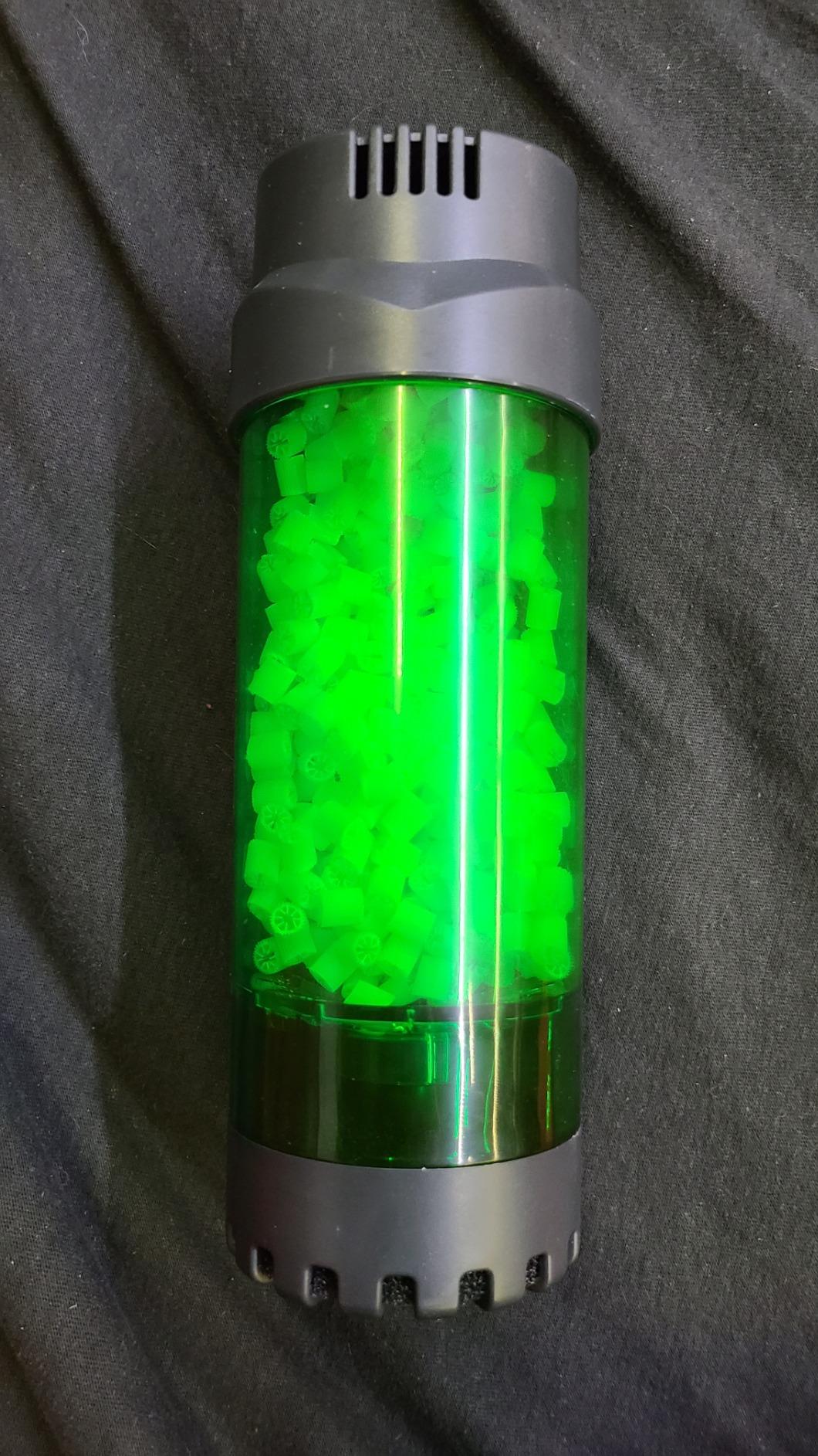 Fluidized Moving Bed Filter Bubble Bio Media Reactor for Aquarium Fish Tank with Air Stone and Sponge Filter customer photo 1