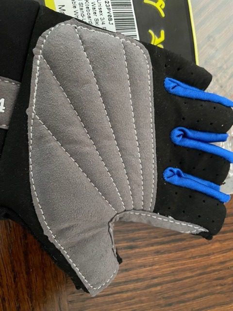 FitsT4 Sports Half Finger Padded Palm Gloves for Diving, Sailing, Jet Skiing, Stand-UP Boarding, Kayaking and Water Skiing, Suitable for Men&Women&Youth customer photo 2