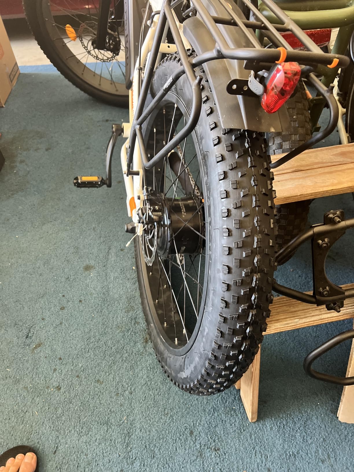 Pair 26 x 4.0 Fat Mountain Bike Tires - Foldable 100-559 3mm Anti Puncture customer photo 2