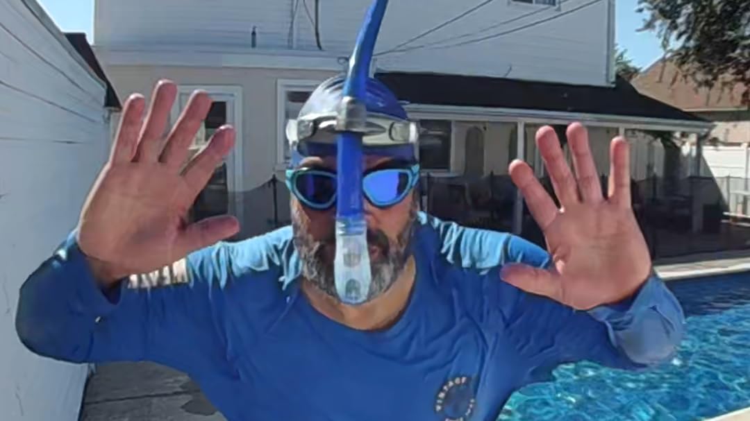 Swim Snorkel for Lap Swimming,Adult/Youth Training Swimming Snorkel customer photo 2