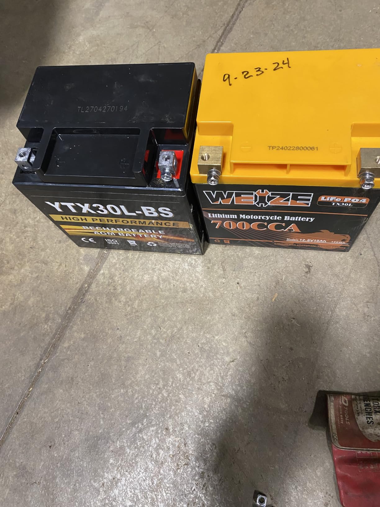 Weize YTX30L-BS Battery Replacement Yuasa YIX30L Motorcycle Battery - Factory Sealed - Maintenance Free - High Performance ETX30L BS For Harley Davidson Polaris Sportsman customer photo 1