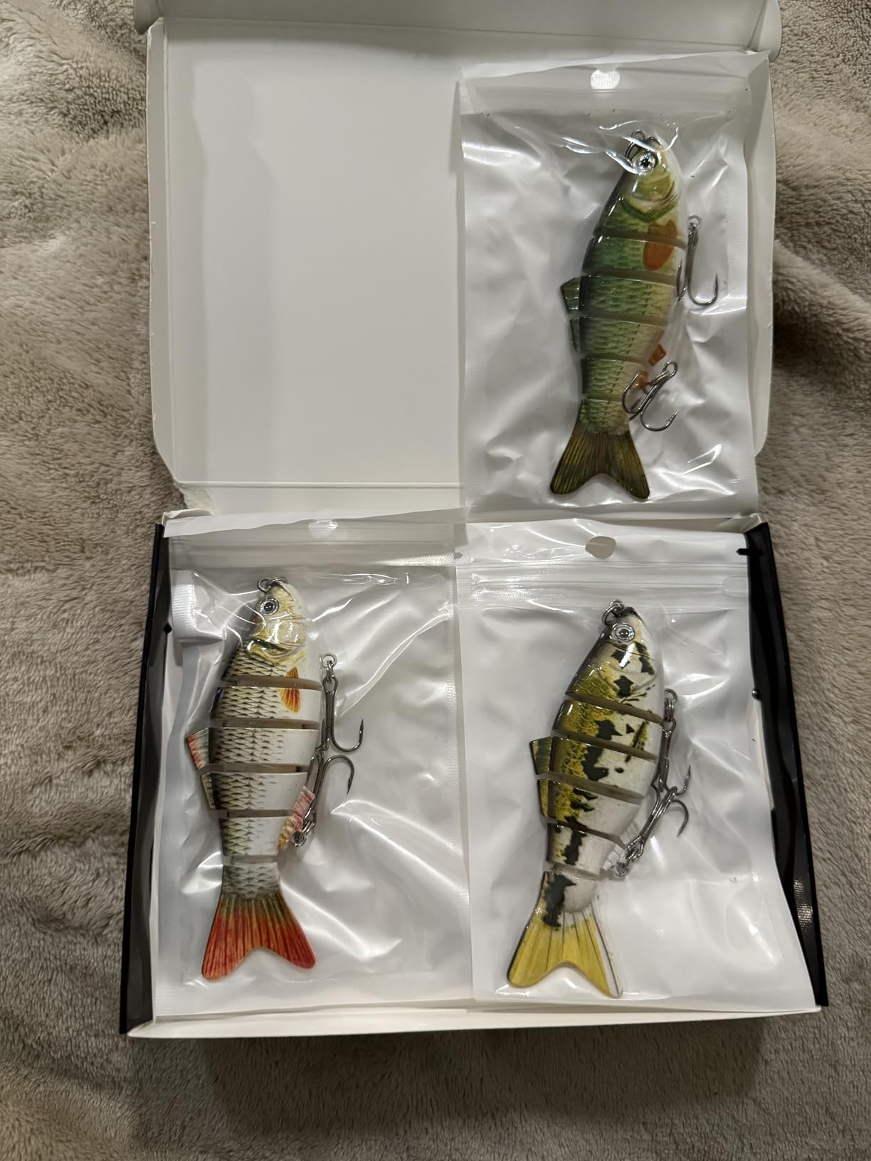 Bass Fishing Lure for Freshwater and Saltwater Lifelike Fishing Lures Multi Jointed Swimbait for Bass Trout Crappie Walleye Pike Fishing Gifts for Men customer photo 2