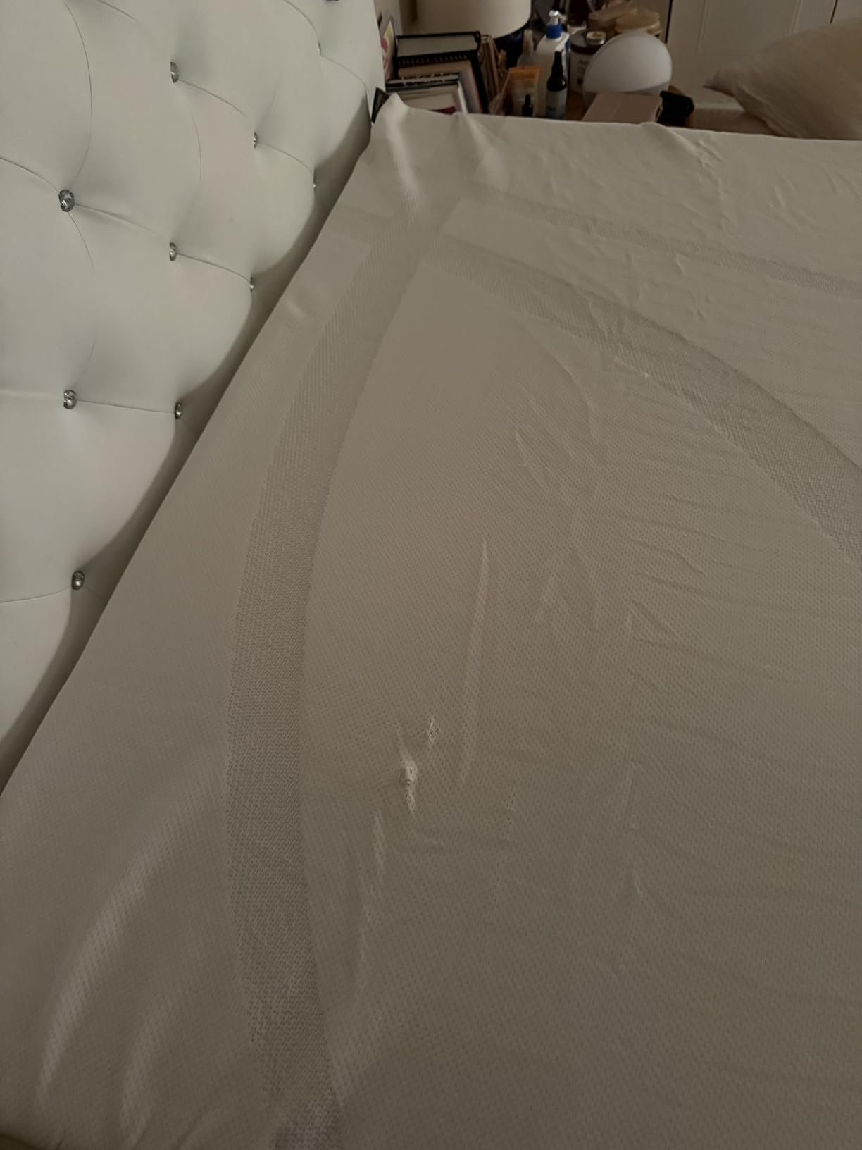 Tempur-Pedic TEMPUR-Adapt + Cooling 3-Inch Queen Mattress Topper Medium Luxury Premium Foam, Washable Cover, Medium Cooling Topper,White customer photo 1
