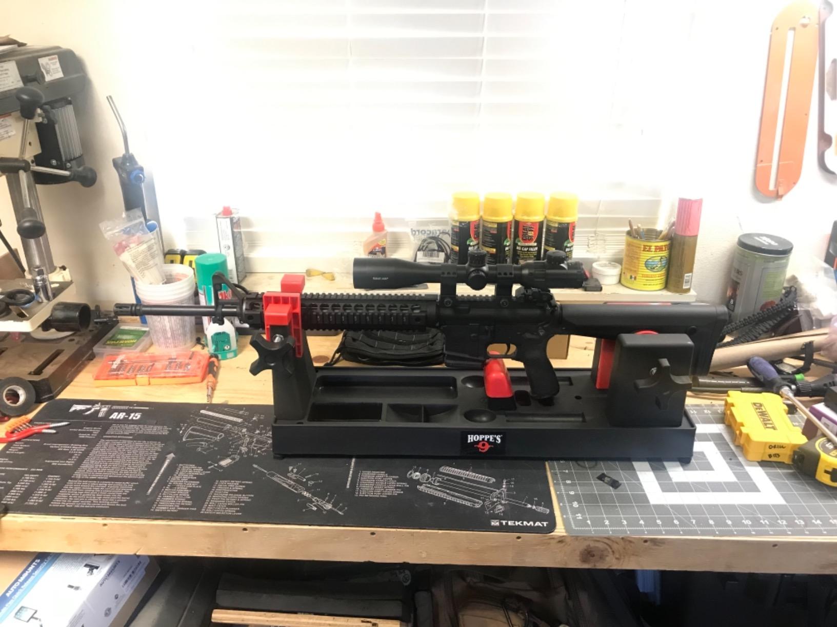 Hoppe's Gun Vise, Rifle and Shotgun, Front & Rear Locking Supports customer photo 1