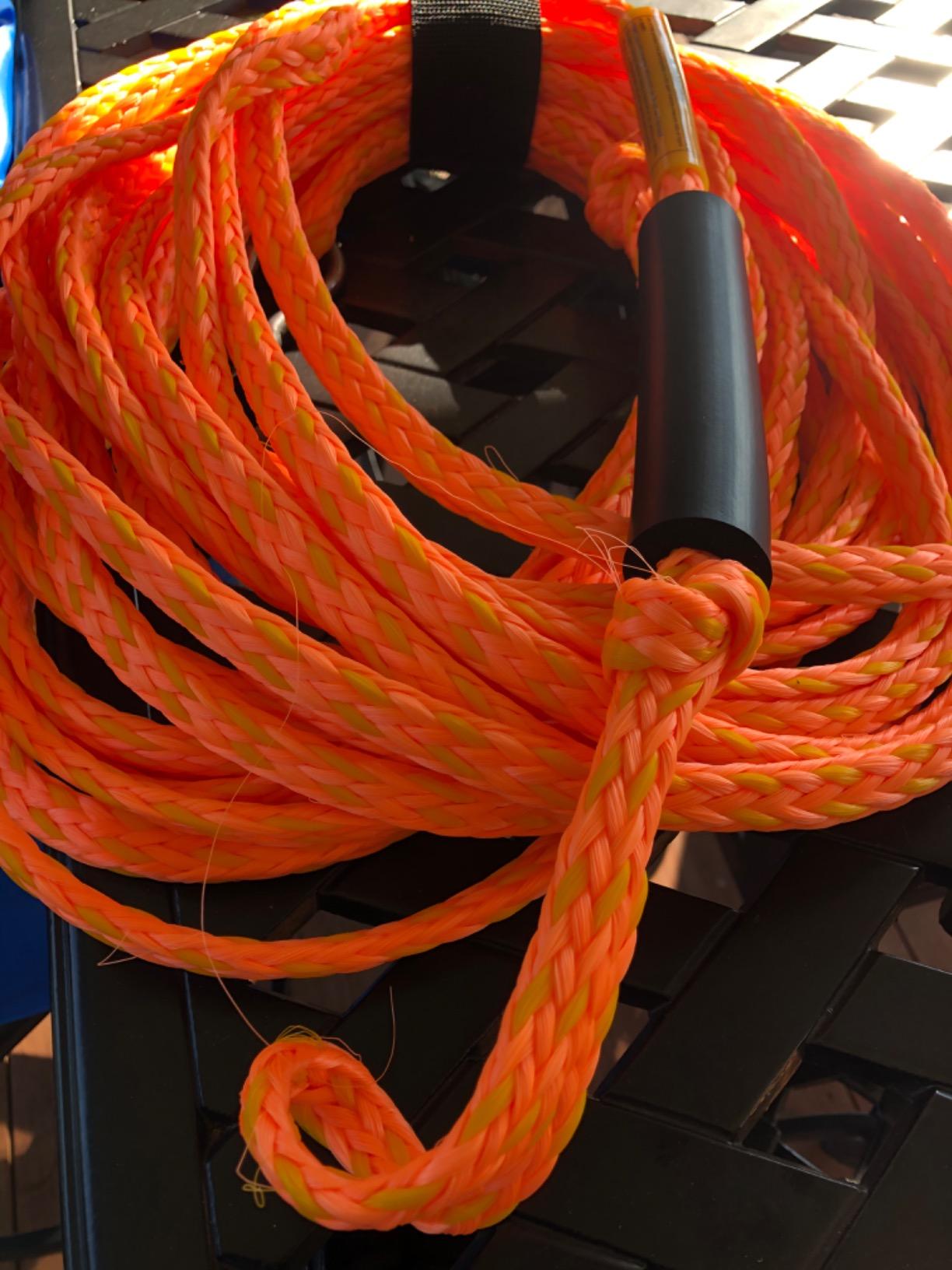 Wow Sports Tow Rope for Towable Tubes - 60 ft - 16-Strand Braided Polypropylene customer photo 1