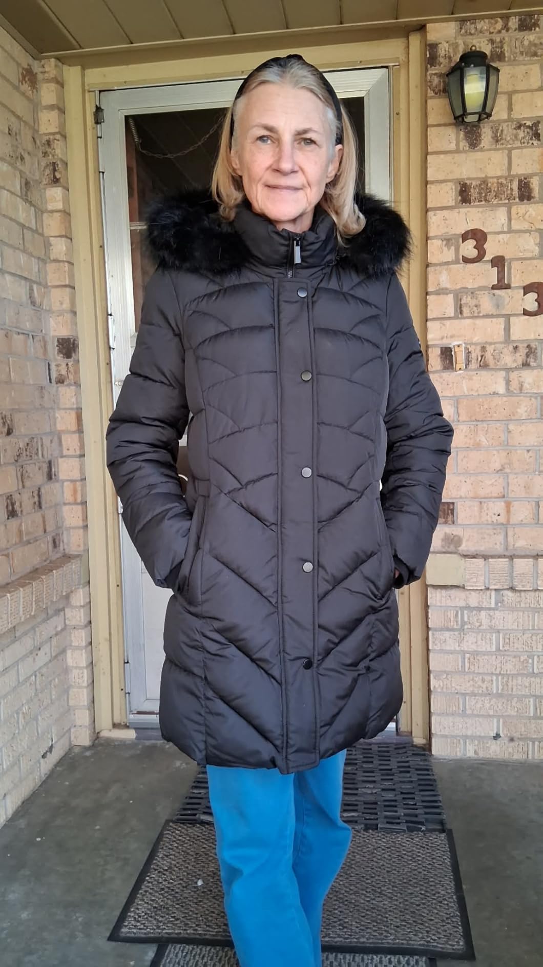 BINACL Women's Winter Warm Thicken Long Outwear Pockets Coat Parka Jacket XS-3XL customer photo 2