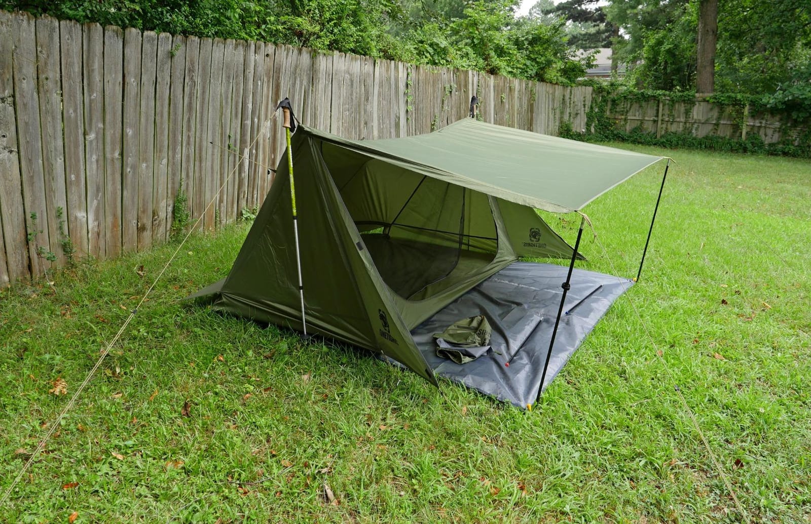 OneTigris Backwoods Bungalow Bushcraft Shelter 2.0, Ultralight Backpacking Tent with with Porch for Camping Hiking Backpacking Motorcycle Kayak Bushcrafters customer photo 1