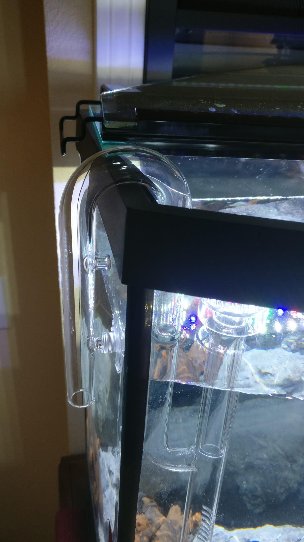 FZONE Aquatic Glass Lily Pipe Inflow with Surface Skimmer for Aquarium Filter 5/8''(16/22mm) Tubing customer photo 1