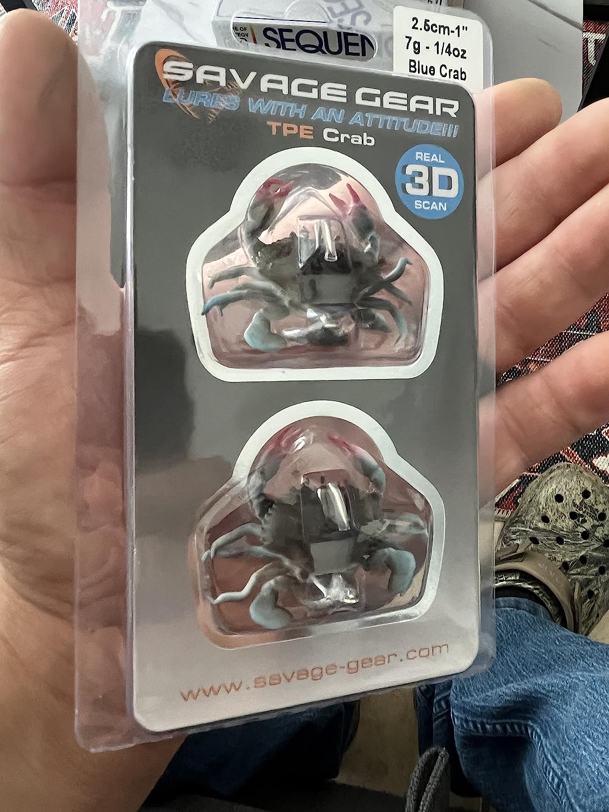 Savage Gear 3D Crab TPE Fishing Soft Bait customer photo 1